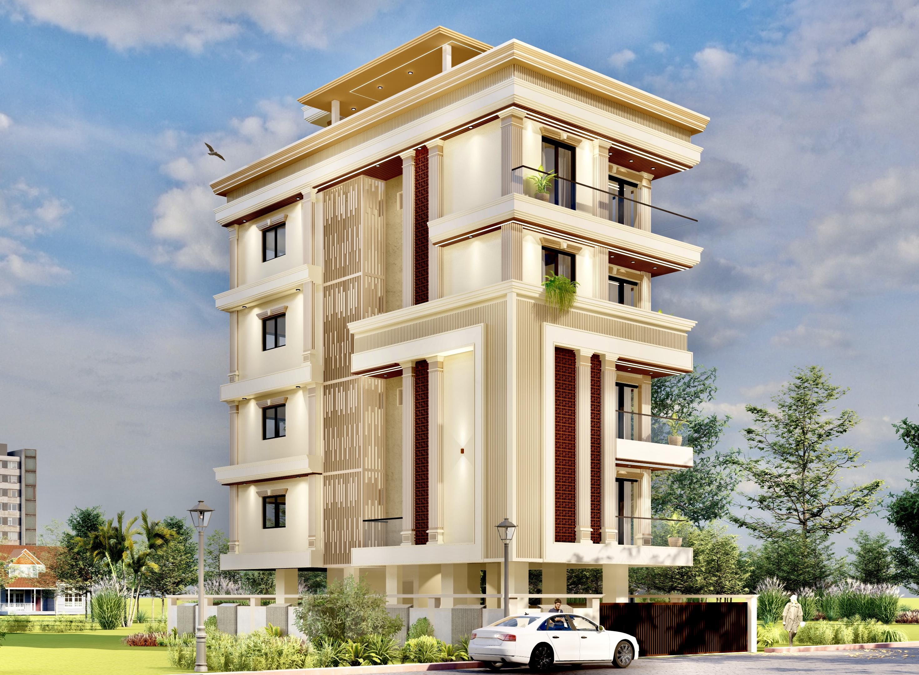 SB Construction RCC site work in Pune